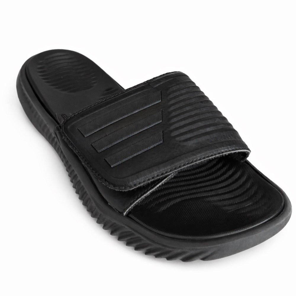 Adidas AlphaResponse 2.0 Slides Mens 9 Black Summer Outdoors Beach - Picture 2 of 3